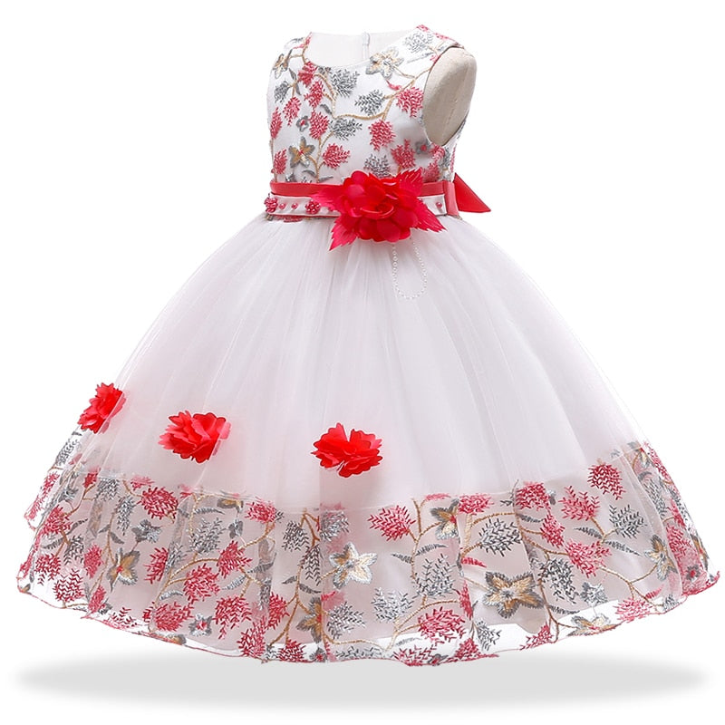 Children's Dresses Flower Girls Wedding Prom Dress For Girl Elegant Baby Clothes Evening Princess Party Carnival Easter Vestidos