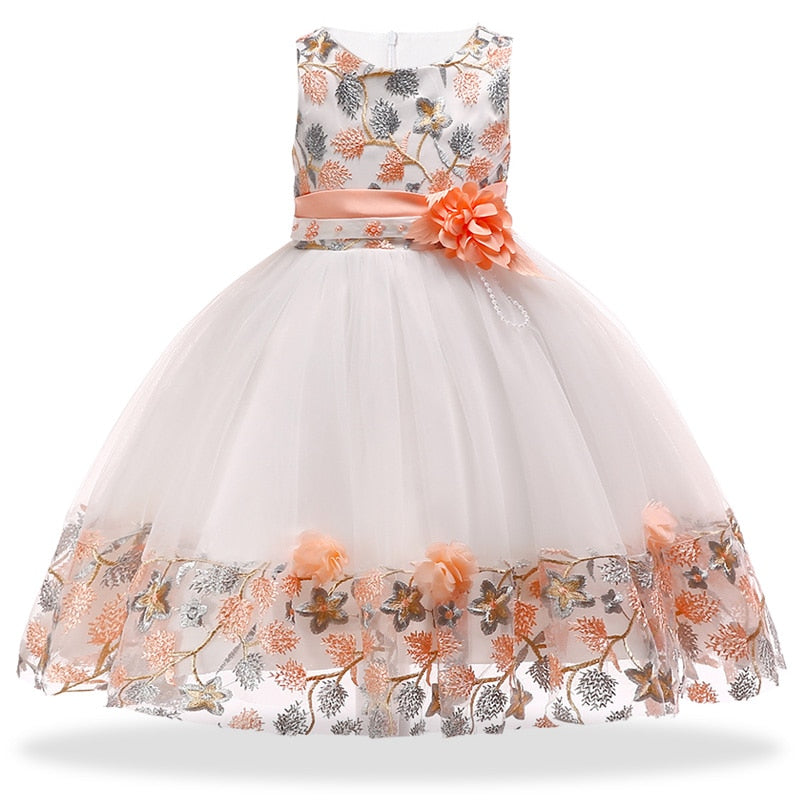 Children's Dresses Flower Girls Wedding Prom Dress For Girl Elegant Baby Clothes Evening Princess Party Carnival Easter Vestidos