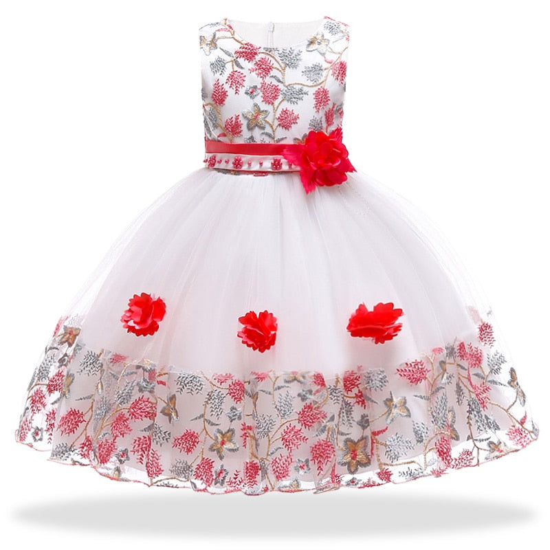 Children's Dresses Flower Girls Wedding Prom Dress For Girl Elegant Baby Clothes Evening Princess Party Carnival Easter Vestidos