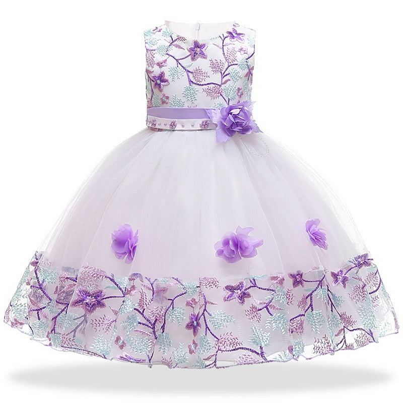 Children's Dresses Flower Girls Wedding Prom Dress For Girl Elegant Baby Clothes Evening Princess Party Carnival Easter Vestidos