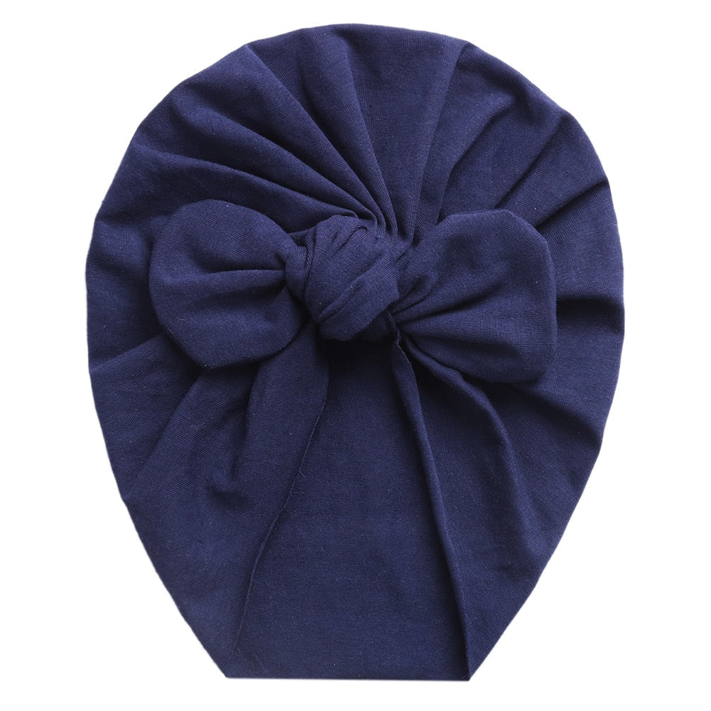 Rabbit Ears Knot Warm Indian Hat Baby Bandanas Turban Headband Girls Kids Hair Head Bands Accessories Headwrap Headdress