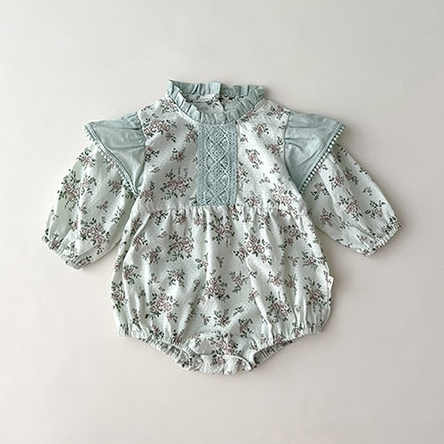 Baby Girl Romper Long Sleeve Clothes For Girls Lace Newborn Baby Rompers For Girls Jumpsuit 100% Cotton Baby Boys Romper