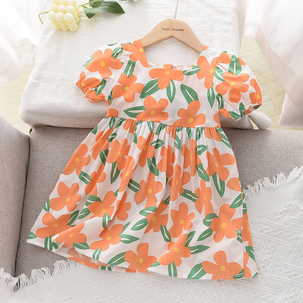 Bear Leader Girl Casual Dress 2023 New Fashion Princess Dresses Girls Sweet Costumes Cute Outfits Baby Girls Vestidos for 3 7Y