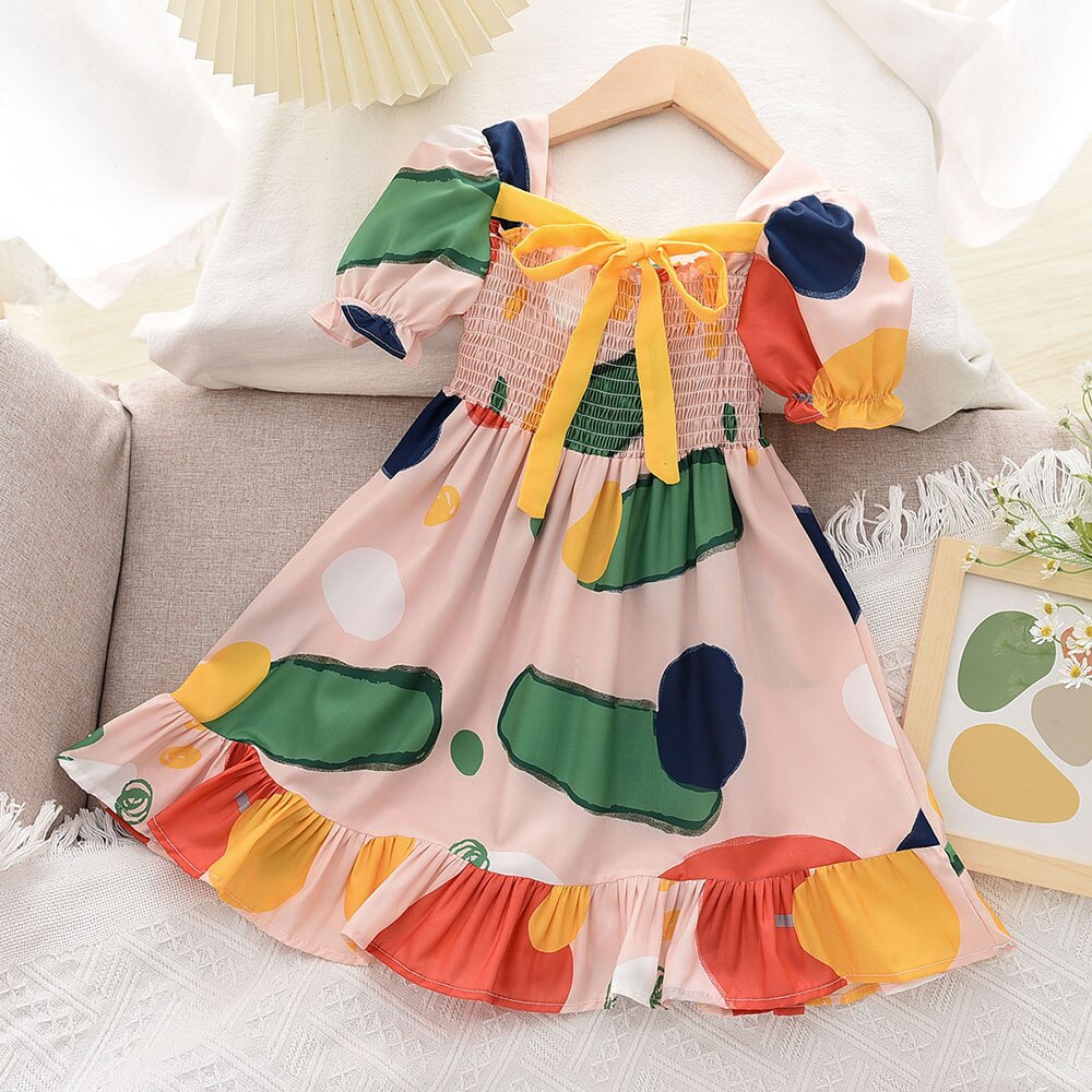 Bear Leader Girl Casual Dress 2023 New Fashion Princess Dresses Girls Sweet Costumes Cute Outfits Baby Girls Vestidos for 3 7Y