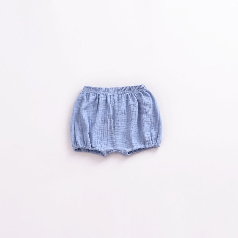 Infant Kids Harem Pants Cotton Linen Shorts Newborn Baby Boys Girls Short Trousers PP Pants Diaper Covers Bloomers 0-24 months