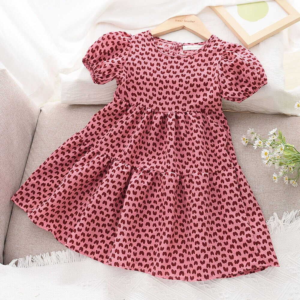 Bear Leader Girl Casual Dress 2023 New Fashion Princess Dresses Girls Sweet Costumes Cute Outfits Baby Girls Vestidos for 3 7Y