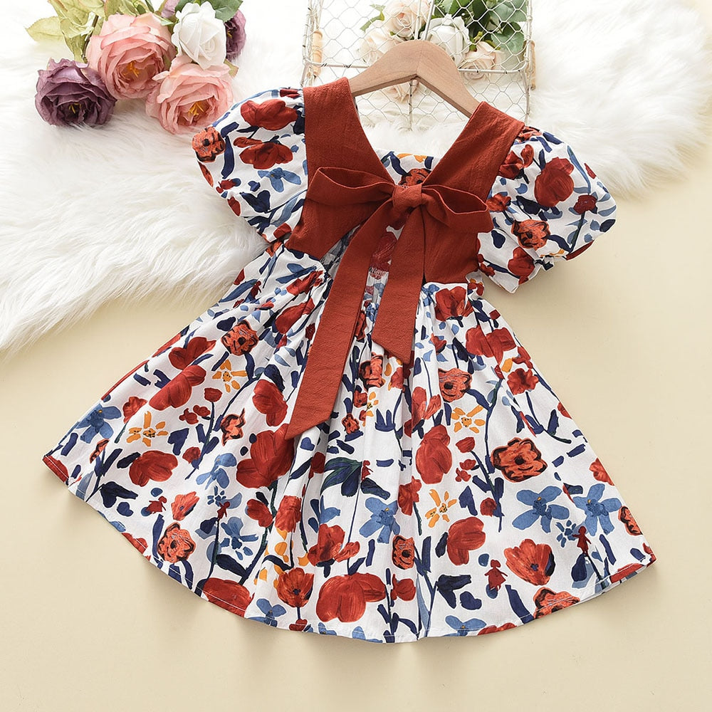 Bear Leader Girl Casual Dress 2023 New Fashion Princess Dresses Girls Sweet Costumes Cute Outfits Baby Girls Vestidos for 3 7Y