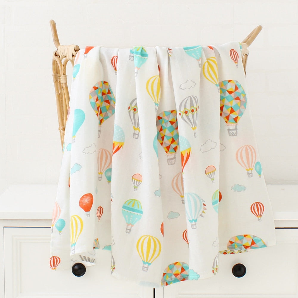 Baby Blankets Newborn Bedding Baby Swaddle Baby Muslin Blanket Baby Blanket Infant Wrap 30%Cotton + 70%Bamboo