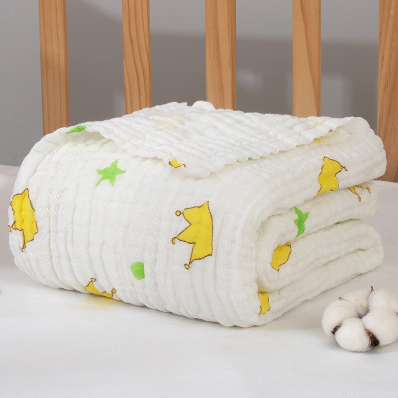 Baby Blankets Newborn Manta Bebe Baby Blanket Winter Muslin Squares Bath Swaddle Cotton Baby Swaddles Wrapples 6 Layer