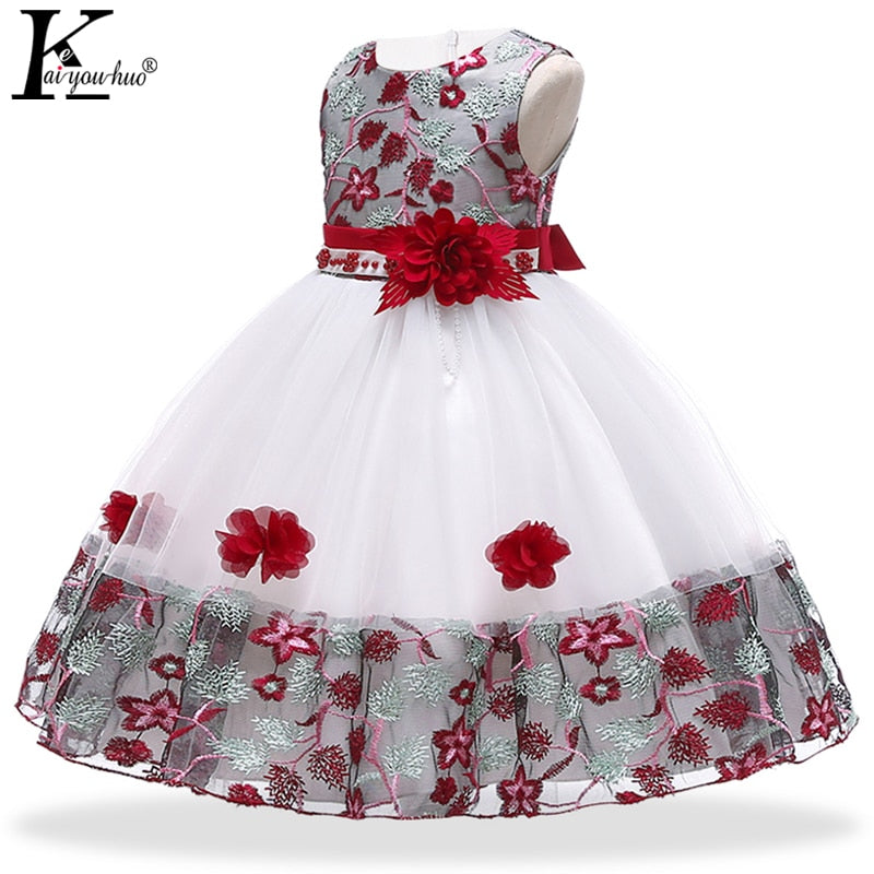 Children's Dresses Flower Girls Wedding Prom Dress For Girl Elegant Baby Clothes Evening Princess Party Carnival Easter Vestidos